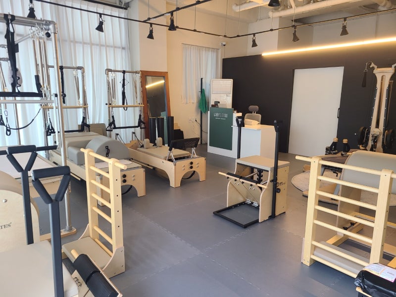 Pilates apparatus at Gabby Studio